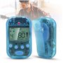 Métronome numérique avec intervalles réglables pour professionnels, débutants, amateurs d'instruments de guitare (bleu)