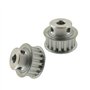 2pcs Xl Poulle de rainure de type 10 mm alésage intérieur 5