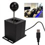 Akozon Séquentiel H Gear Shifter, PC USB 8 Vitesses Jeu de Simulation H Gear Shifter Micro Switch Sensor pour Les Jeux de Course