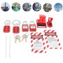 Kits de consignation, Kit de consignation de consignation Sécurité électrique pratique pour les stations de consignation et de c