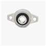 Lot de 2 paliers à semelle auto-alignants KFL005 25 mm, en alliage de zinc, for tige d'arbre linéaire/vis mère 25 mm (n° 1258)(K
