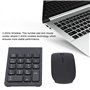Clavier Numérique et Souris sans Fil Sensible à 2