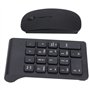 Faceuer Combo Clavier Numérique et Souris sans Fil, Clavier Numérique et Souris sans Fil Sensible à 2,4 GHz 1200 DPI pour Ordina