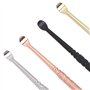 Cure d'oreille, double tête en spirale à 360 °, curette d'oreille en acier inoxydable 4 couleurs douce pour la maison pour homme