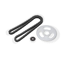 Chaîne de pignon avant et arrière T8F chaîne plus pignon t8f 11t avant +pignon t8gf 44 t arriere ensemble de chaînes pour engren