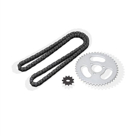 Chaîne de pignon avant et arrière T8F chaîne plus pignon t8f 11t avant +pignon t8gf 44 t arriere ensemble de chaînes pour engren