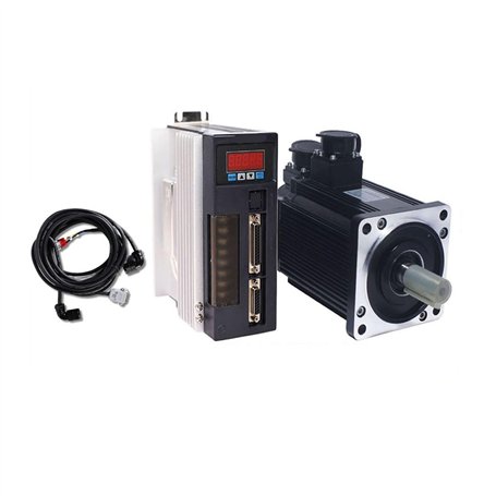 RWRAPS servomoteur AC 130ST-M04025 220V 1KW AC servomoteur 1000W 2500RPM 4N.M. Entraînement ca monophasé à Aimant Permanent