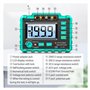 ZEEGII Isolation numérique multimètre testeur Testeur de résistance d'isolation électrique MH14, Compteur numérique de Mesure de