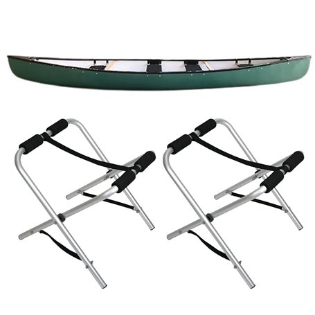 Porte Kayak Lot de 2 Supports de Kayak Pliables