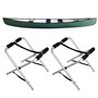 Porte Kayak Lot de 2 Supports de Kayak Pliables
