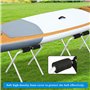 Porte Kayak Lot de 2 Supports de Kayak Pliables, Support de Rangement en Aluminium pour Kayak, Capacité de 80 Kg, Support de Gar