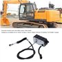 Moteur d'accélérateur, composants de contrôle industriel DC 24V accessoires d'excavatrice en acier de bonne qualité professionne