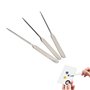 3pcs Spatule de Maquillage de Mélange Cosmétique D'acier Inoxydable