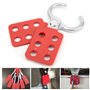 10Pcs Moraillon de consignation, Moraillon de consignation pour cadenas d'isolation avec 6 trous verrouillage, Moraillon de sécu