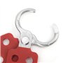 10Pcs Moraillon de consignation, Moraillon de consignation pour cadenas d'isolation avec 6 trous verrouillage, Moraillon de sécu