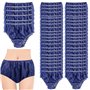ISOYTERO sous-vêtements jetables 50 PCS Unisexe Briess jetable enracinable, Hygienic Travel Underwear High Cut Briefs pour Hotel