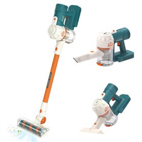 Aspirateur pour tout-petit pour enfants Vaguum sans fil sans cordon pour tout-petit nettoyant batterie réaliste de collage de co