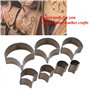 SONK Matrice de Découpe en Cuir Bricolage, Coupe-poinçon Ginkgo Biloba, Outil d'Artisanat pour Formage de Cuir en Carton