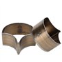SONK Matrice de Découpe en Cuir Bricolage, Coupe-poinçon Ginkgo Biloba, Outil d'Artisanat pour Formage de Cuir en Carton