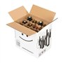 Lot de 5 cartons 12 bouteilles renforcés