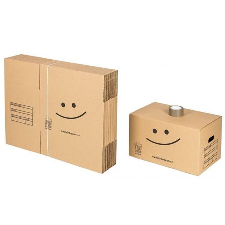 20 cartons standard avec 1 adhésif gratuit