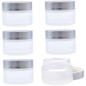 6pcs pots en verre cosmétique