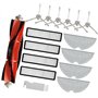 Szwaldaper Lot de 16 Accessoires for aspirateur Robot Mova L600: 1 Brosse rotative