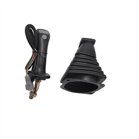 MEXWLOP Ensemble de Joystick d'excavatrice à 3 Boutons avec Couvercle Anti-poussière