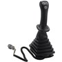 MEXWLOP Ensemble de Joystick d'excavatrice à 3 Boutons avec Couvercle Anti-poussière, for Doosan DX150 215 225 300 370-9C Gauche