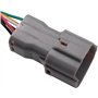 MEXWLOP Ensemble de Joystick d'excavatrice à 3 Boutons avec Couvercle Anti-poussière, for Doosan DX150 215 225 300 370-9C Gauche