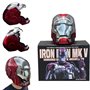 flydragon Marvel Legends Iron Man Mk5 Casque électronique 1: 1 Wearable English Voice Control Masque à Ouverture et Fermeture él