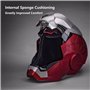 flydragon Marvel Legends Iron Man Mk5 Casque électronique 1: 1 Wearable English Voice Control Masque à Ouverture et Fermeture él