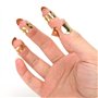 Lot de 3 Pics de Pouce Médiators Réglables pour Pouce De Guitare Électrique Médiator Finger Picks Thumb Picks Set pour Divers In