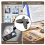 Clip de livre 4pcs Vintage Metal Butterfly Clips Paper Decorative Binder Clips Clip de journal Clip Book Pince for PhotoS Test T