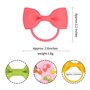 40pcs bébé filles cheveux arcs élastiques à cheveux serre-tête élastique queue de cheval titulaire bande de caoutchouc corde à c