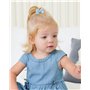 Jollybows Lot de 40 mini barrettes à cheveux en ruban gros-grain de 4,5 cm pour bébé fille