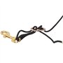 accessoires de musique Sangle de cou en cuir PU rembourré doux pour saxophone soprano ténor alto