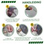 Kit de réparation de pneus, kit réparation pneus pistolet bouchon métallique robuste travail lourd avec accessoires pour perfora