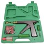 Kit de réparation de pneus, kit réparation pneus pistolet bouchon métallique robuste travail lourd avec accessoires pour perfora