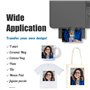 Papier de transfert de chaleur par sublimation MR.R Premium pour EPSON et Sawgrass 105gsm A4 8.25''X11.69'', 100 feuilles par pa