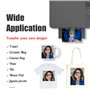MR.R Papier de transfert thermique sublimé 100gsm A4 100 feuilles pour Epson printer sublimation Cup White polyester tee