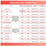 MR.R Papier de transfert thermique sublimé 100gsm A4 100 feuilles pour Epson printer sublimation Cup White polyester tee