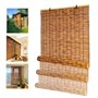 LJDJRHXH Store Venitien Rideau Enrouleur Bambou