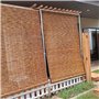 Store Enroulement Anti-UV Facile À Installer Rideau Bambou Extérieur