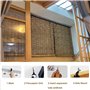 LJDJRHXH Store Venitien Rideau Enrouleur Bambou, Store Enroulement Anti-UV Facile À Installer Rideau Bambou Extérieur, Store Rom