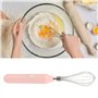 Batteur Électrique Sans Fil, Fouet Électrique Portable pour la Cuisson à la Maison (Rose)
