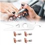 2 Paires de Brosses à Charbon, Perceuse à Ongles Brosse à Charbon Perceuse à Ongles Pièce à Main Accessoires Pièce de Rechange, 