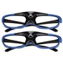 Cuifati Lunettes 3D 144 Hz Rafraîchissement Lunettes 3D Rechargeables FHD 3D View Lunettes Actives pour Diverses Technologies 3D