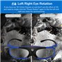 Cuifati Lunettes 3D 144 Hz Rafraîchissement Lunettes 3D Rechargeables FHD 3D View Lunettes Actives pour Diverses Technologies 3D