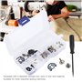 Vis de pied-de-biche, vis de navette de couture en métal, légers, durables, multiples types pour machines à coudre industrielles